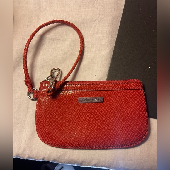 Red Calvin Klein wallet/coin purse - Picture 4 of 5